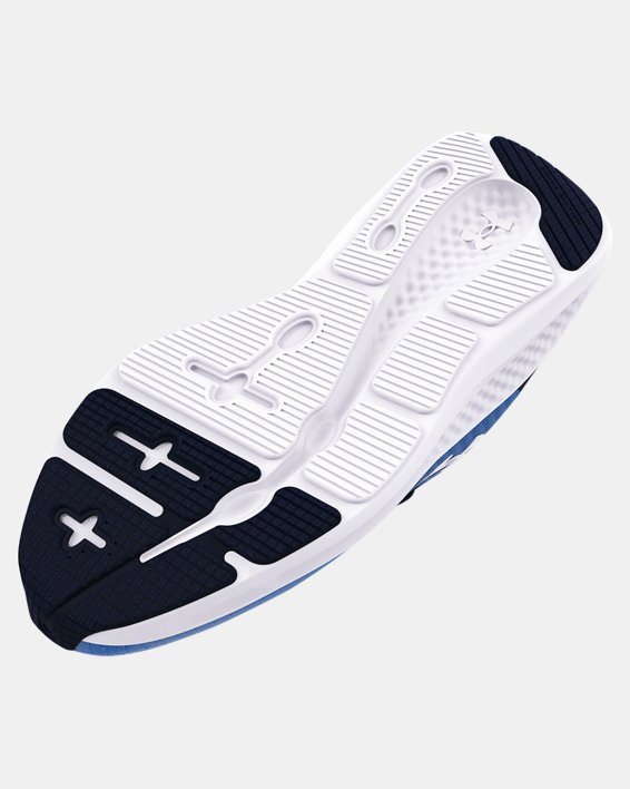 Boys' Grade School UA Charged Pursuit 3 Running Shoes in Blue image number 4